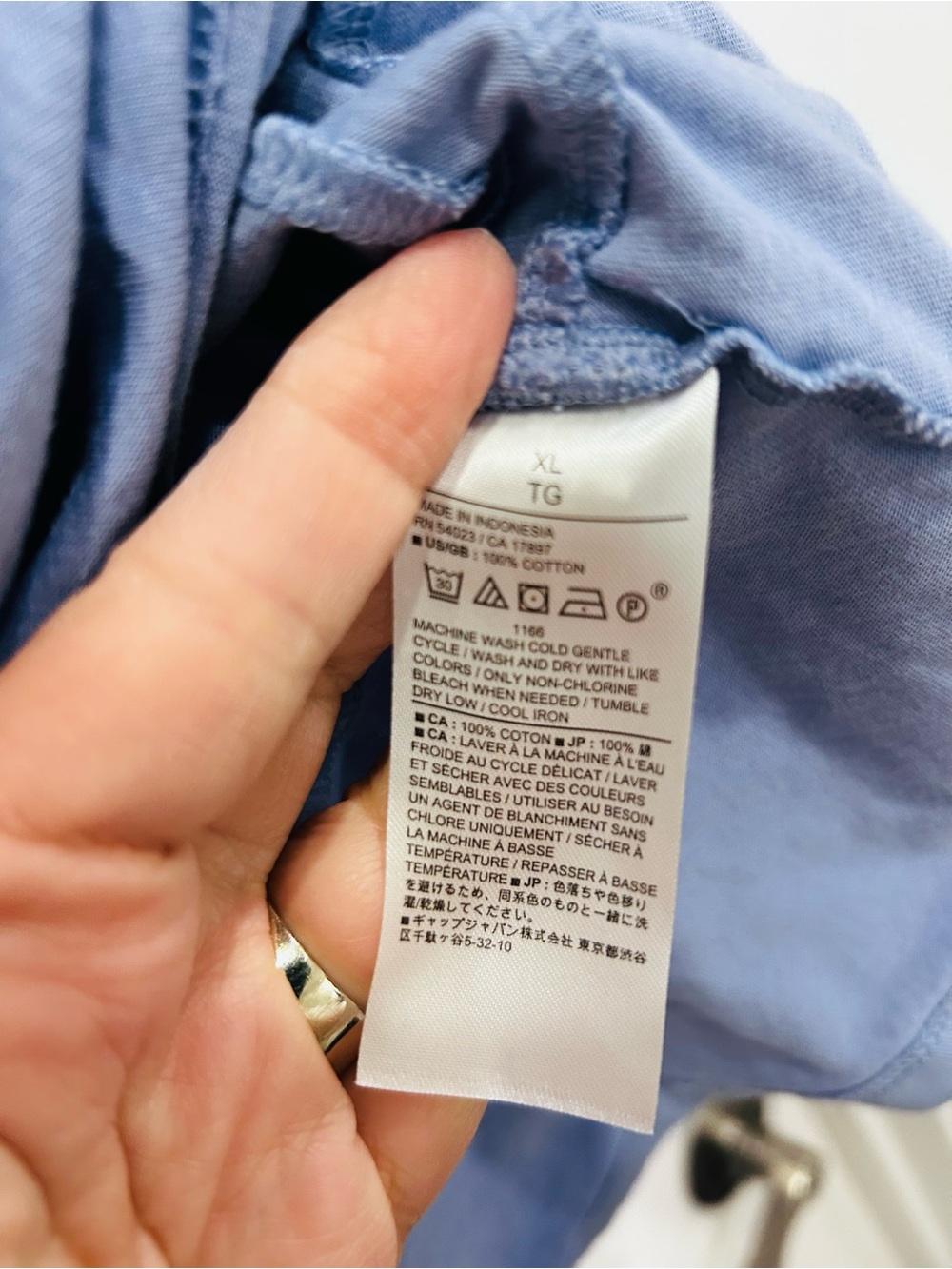 Banana Republic Light Blue Side-Twist Cap Sleeve Top - Picture 2 of 5